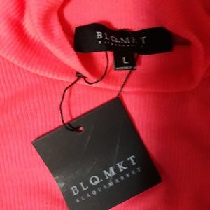 Mock neck Crop top long sleeve